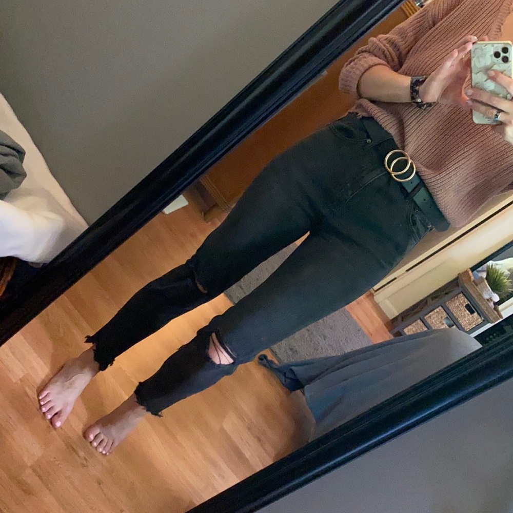 Wild Fable Distressed Black Jeans